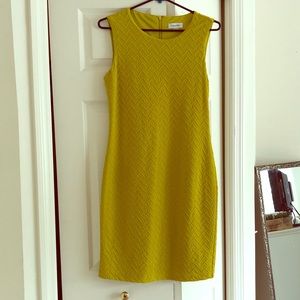 Wear to work! Yellow Calvin Klein!